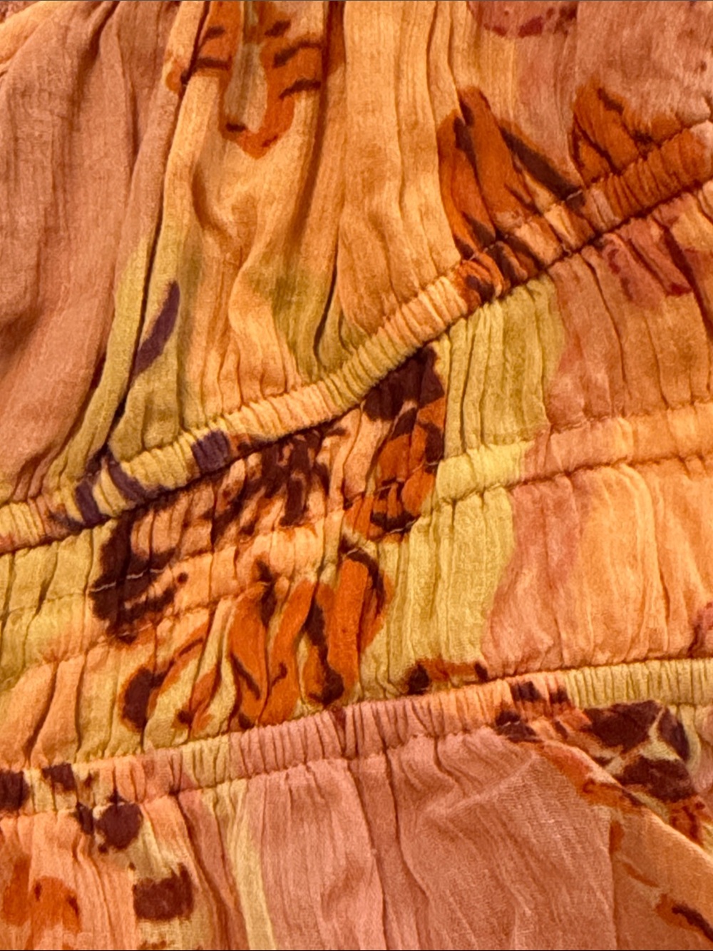 Free People Pumkpin Spice Summer Mini Dress L - Picture 8 of 14
